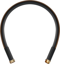 Heavy Duty Garden Hose 3ft x 5/8" with Brass Connectors Short Leader Hose