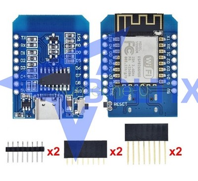 ESP8266 ESP-12 ESP12 WeMos D1 Mini WIFI Development Board NodeMCU Lua Type-C