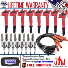 8 Ignition Coils Spark Plugs for 2010-2017 Ford F150 F250 F-350 6.2L UF631 UF639