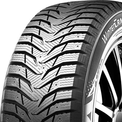 2 Tires Kumho Wintercraft Ice WI31 195/65R15 91T (Studdable) Snow