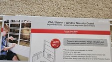 Child Safety  Window Security Guard 14in Height, 24in to 42in adjustable width,