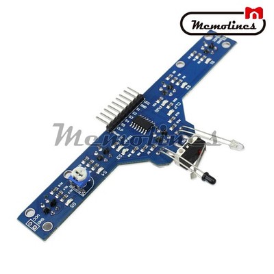 5 Channel IR Infrared Line Detector Tracking Sensor Module for   Smart car #vn
