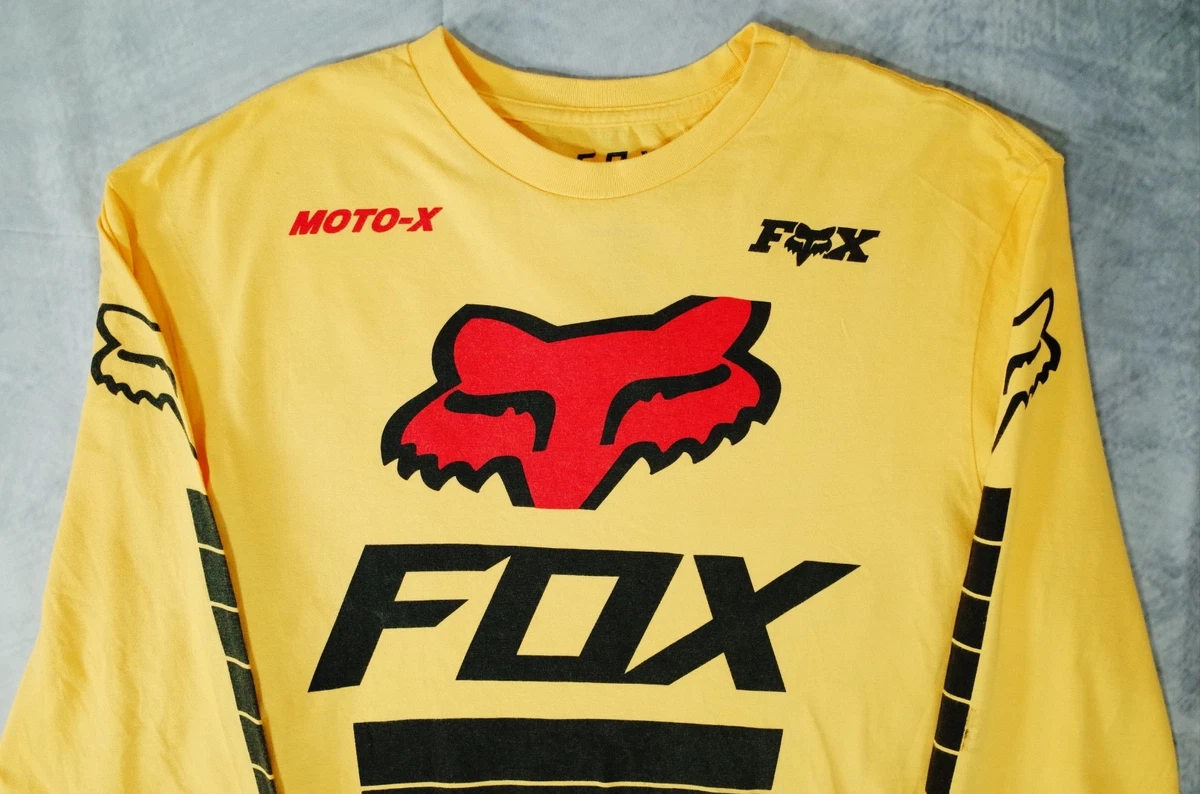 Fox Yellow Shirts for Men for sale | eBay Fox 長袖Tシャツ イエロー