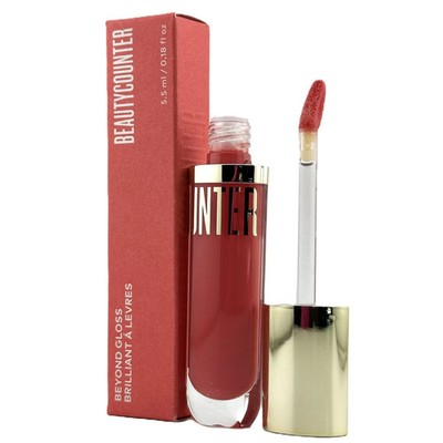 BeautyCounter Beyond Gloss ~ PEONY ~ Full Size ~ 5.5 ml / 0.18 fl oz ~ BRAND NEW