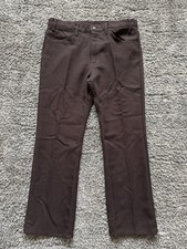 Vintage Levi  s 517 Bootcut USA Brown Sta-Prest Gold Tab 80s Pants Men  s 36x29