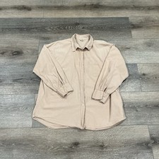 Cotton On Oversized  Dad Shirt  S Linen Blend...
