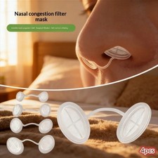 4Pcs Disposable Nasal Filters Invisible Comfort Portable Nose Plugs