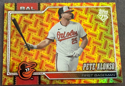 2026 TOPPS SERIES 2 HOTDOG PARALLEL 76/99 PETE ALONSO