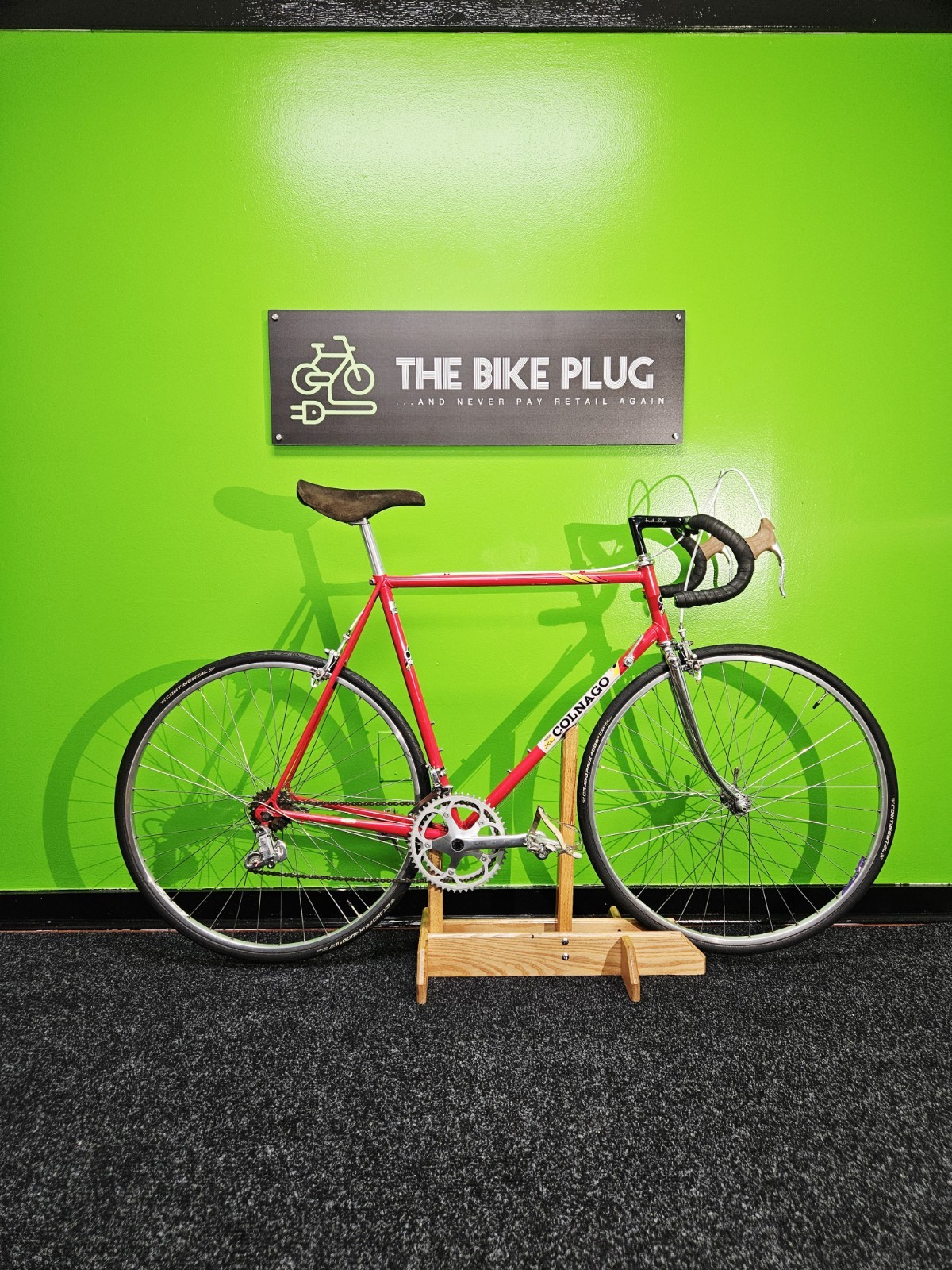 1988 Colnago XL Campagnolo 6x2 Columbus Tremor Steel Road Bike Size 60cm