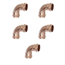 Viega ProPress 1-1/4 in. Press Copper 90-Degree Elbow (5-Pack)