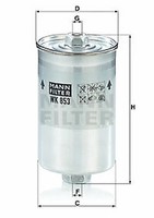 Mann-Filter WK 853 Kraftstoff Filter FüR Audi, Bentley, Ferrari, Ford, Gaz,