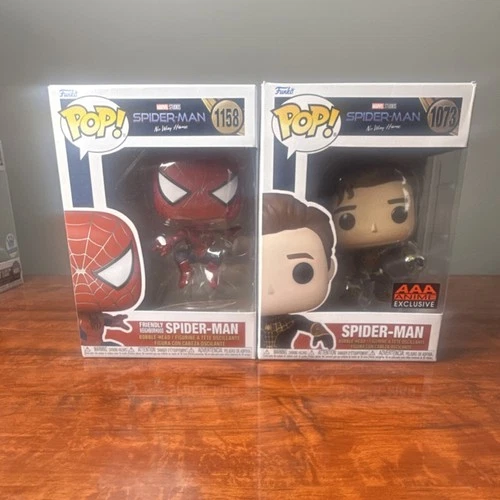 Funko Pop! Vinyl Spider-Man Marvel No Way Home AAA Anime Exclusive 1158 & 1073