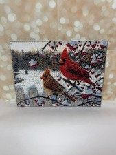 Handmade Cardinal Birds Diamond Art