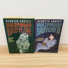 Hollywood Babylon I & II Book Kenneth Anger Vintage Hardcover / Paperback Books