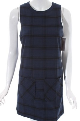 PEPE JEANS Etuikleid Damen Kleid Gr. DE 34 blau-schwarz Casual-Look