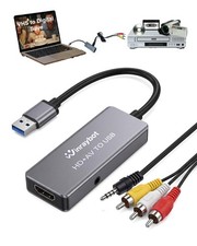USB Video Capture Adapter, VHS to Digital Converter,Video Capture Card for VH...