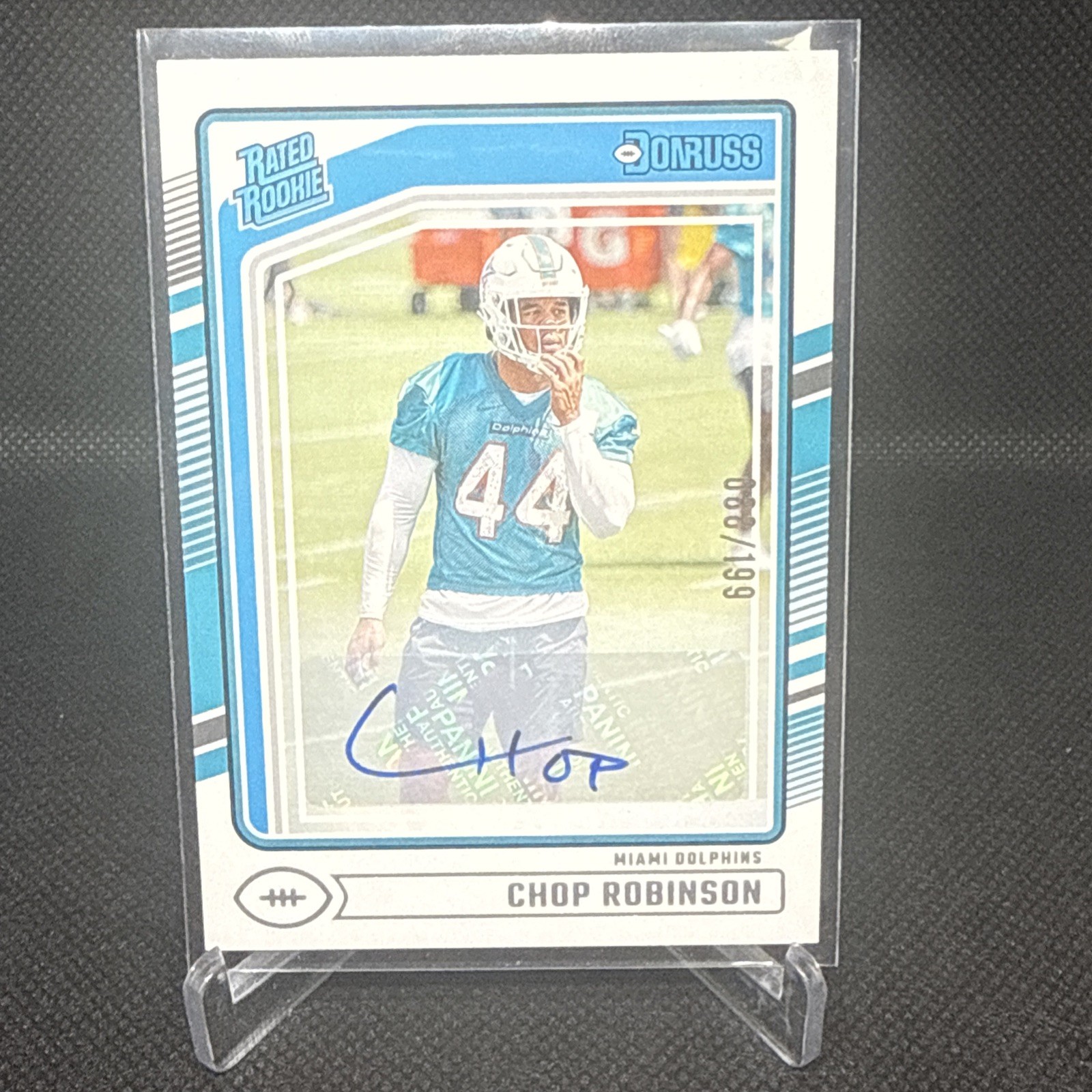 2024 Panini Donruss - Rated Rookie Chop Robinson #351 Autographs /199 (AU, RC)