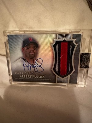 2017 Topps Dynasty Auto Autograph Jersey Patch Albert Pujols /10 STL Cardinals