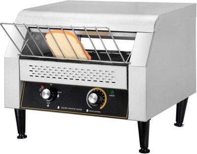 OPEN BOX|Automatic Conveyor Toaster 450 Slices/Hour Chains Bread Machine For Pla