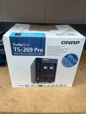 TS-269 Pro Boxed QNAP 2 Bay Desktop NAS 1GB Memory With Psu Cable  more