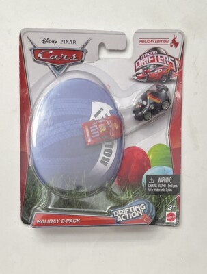 2012 Disney Pixar Cars Micro Drifters 2-Pack Lightning Mcqueen & Max Schnell