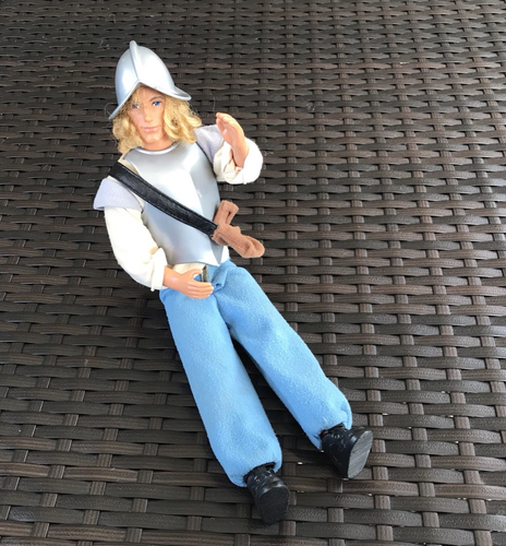 1968 Pocahontas John Smith 12" Figur Puppe voll bekleidet verwurzelte Haare Sonnenfarbe