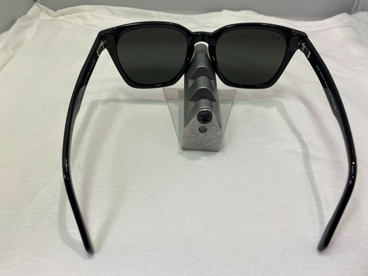 Maui Jim Shave Ice MJ 533-02 Black Sunglasses Gray Polarized Lenses 52mm Maui Jim SHAVE ICE 533-02 Gloss Black 52mm Sunglasses  main image 2