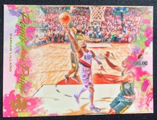 Damian Lillard 2019-20 Panini Court Kings Points in the Paint SP Insert #27