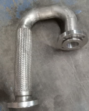UNBRANDED BRAIDED FLEXIBLE HOSE ASSEMBLY FLANGE SIZE: 3"