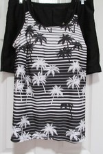 Women's 2PC Tankini Set Bathing Suit Size 2XL