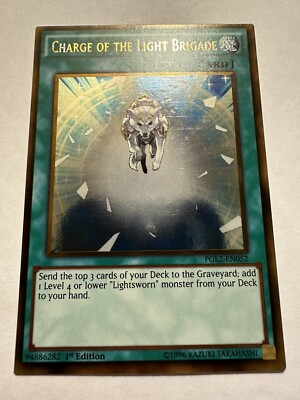 Yu-Gi-Oh! - Charge Of The Light Brigade (PGL2-EN052) - Premium Gold: Return Of The Bling - 1st Edition - Gold Rare By Yu-Gi-Oh