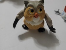 Owl Winnie Pooh figurine vtg walt disney toy plastic 1980s moving wings figure
