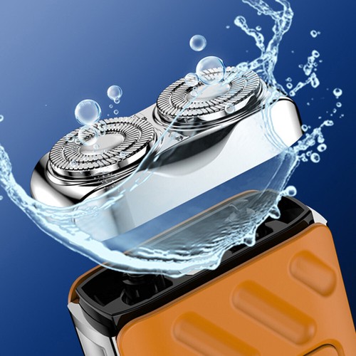 Portable Rotary Dual Ring Electric Shaver Waterproof Mini Display Beard Shaver - Picture 9 of 19