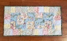NEW Spring Butterfly Flower Table Runner Quilt 13 x 24 Table Topper 100 Cotton