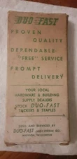 Rare Vintage Duo Fast Staple Box With Some Staples