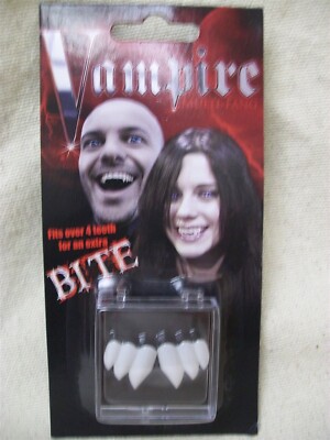 Billy Bob Triple Vampire Fangs Gothic Unisex Vamp Madame Beast Werewolf Twilight