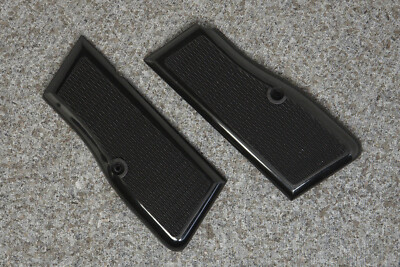 FN Browning Hi-Power Plastic Grips. Diamond Checkered WHITE OR BLACK