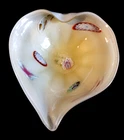 Vintage Murano ? Art Glass w Multi Colored Millefiori Glass Dish