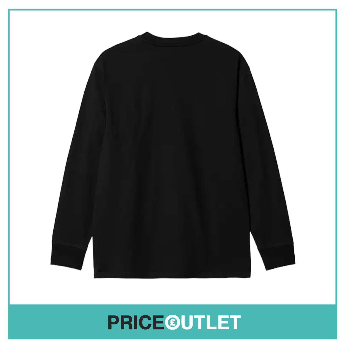 Carhartt WIP L/S American Script T-Shirt - Black - XL