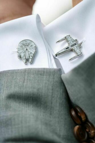 Liverpool FC Placcato Oro Liverbird - Camicia da Uomo di Lusso Gemelli