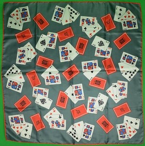 The 21 Club New York Playing Cards Silk Xxix Scarf Ebay The 21 Club New York Playing Cards Silk Xxix Scarf Ebay