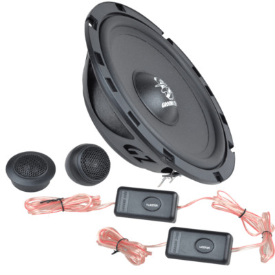 Ground Zero GZIC 650FX 165 mm 2-Wege Lautsprecher flach flat 4 Ohm 140W PAAR
