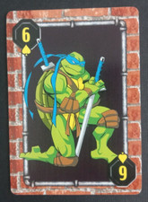 2009 Teenage Mutant Ninja Turtles Playing Card Leonardo 6 Spades
