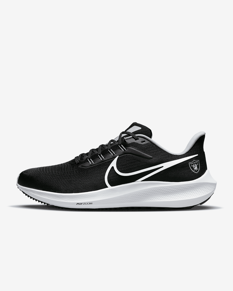 LAS VEGAS RAIDERS Nike Zoom Pegasus 39 Running Shoe Men\'s Size 10 DR2049-001 Las Vegas Raiders Nike Air Zoom Pegasus 39 Running Shoe  main image 2