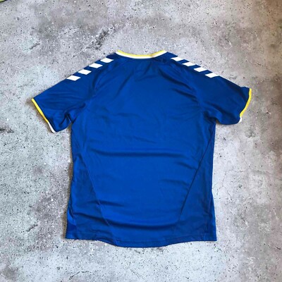 Everton 2020 2021 Mens Hummel Football Soccer Jersey Sz L | eBay