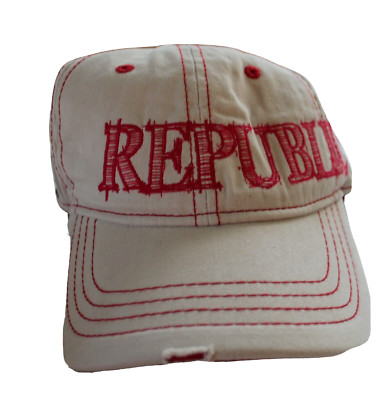 Attitude 101 Republic Hat Cap Men's Strap back Adjustable New