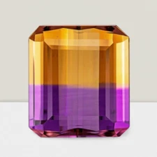 Ametrine Octagon Cut Gemstone 2.2 Cts - 10x8 mm VVS Loose Gem