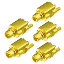10x MMCX Edge PCB Mount Plug Male RF Connector Goldplated For DIY Shure earphone