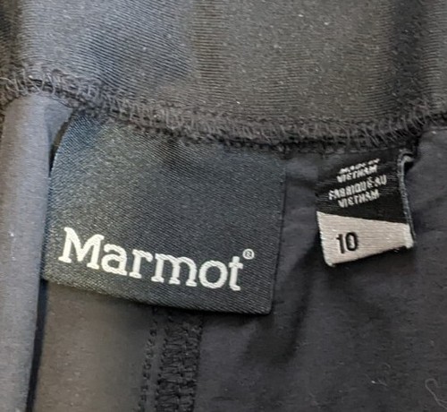 Marmot Ladies Trekking Hiking Softshell Function Black Women's Sz 10 Pants - Picture 3 of 9