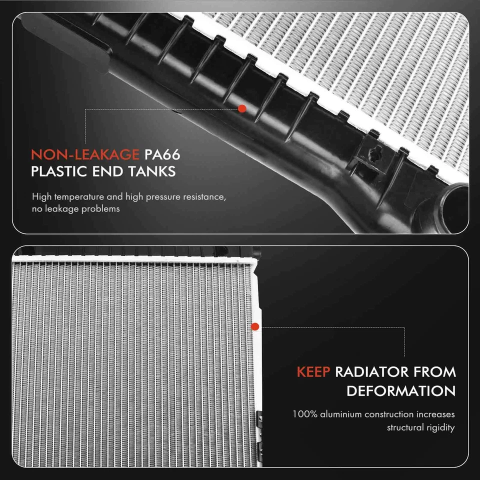 Auto Trans Radiator w/ Air Conditioning for Chevrolet Aveo 2004-2008 Suzuki 1.6L - Image 4 of 4